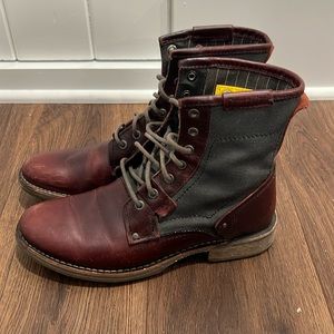 Caterpillar Abe TX Boots, Size 9.5, Oxblood